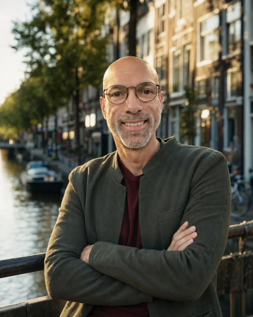 Matt Lewis in Amsterdam, founder of Netherlands Unlocked